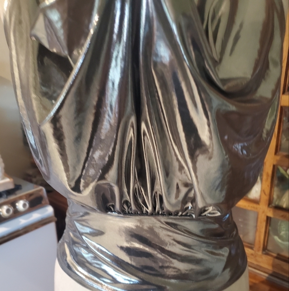 Forever 21 Gray Draped Sleeveless Blouse - Picture 5 of 5